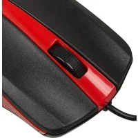 Мышь Oklick 225M (черный/красный) фото 1